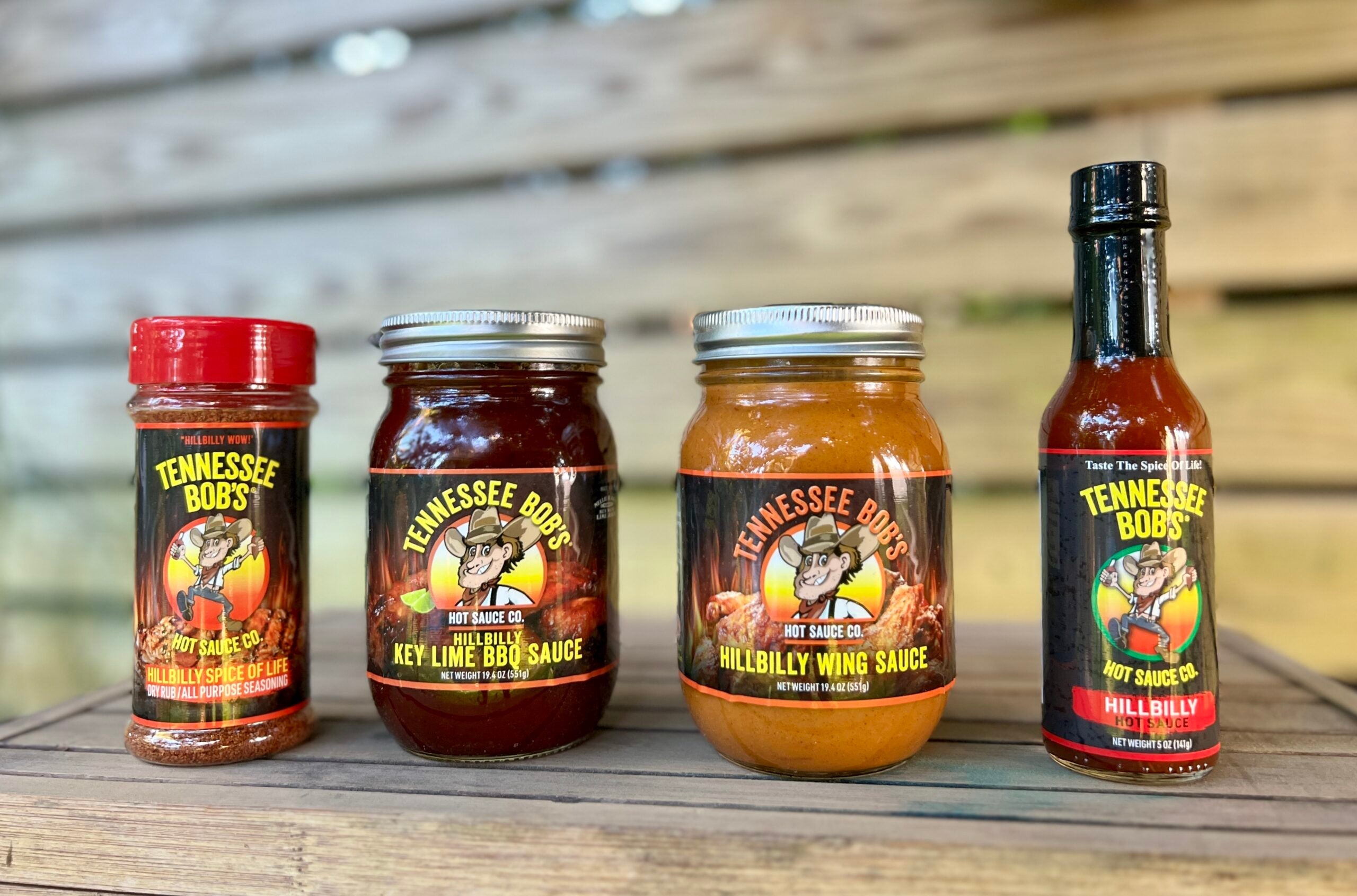 Hillbilly Quatro Hot Sauce Gift Set