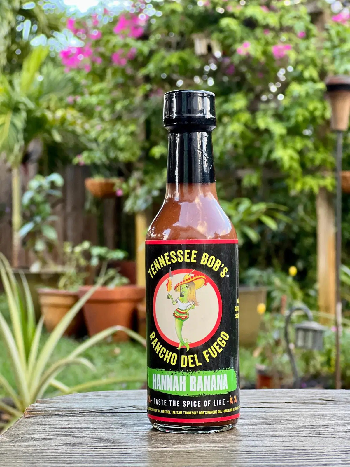 Hannah Banana sweet and spicy holiday hot sauce from Tennessee Bob's