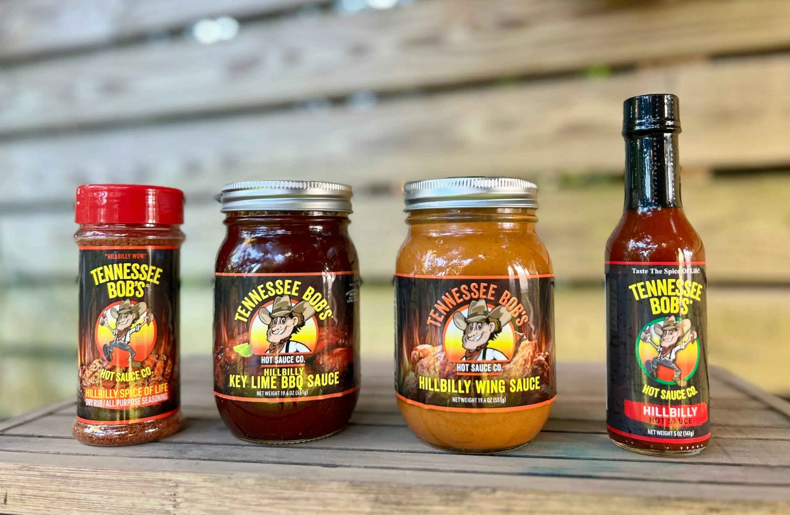 Hillbilly Quatro Hot Sauce Gift Set 