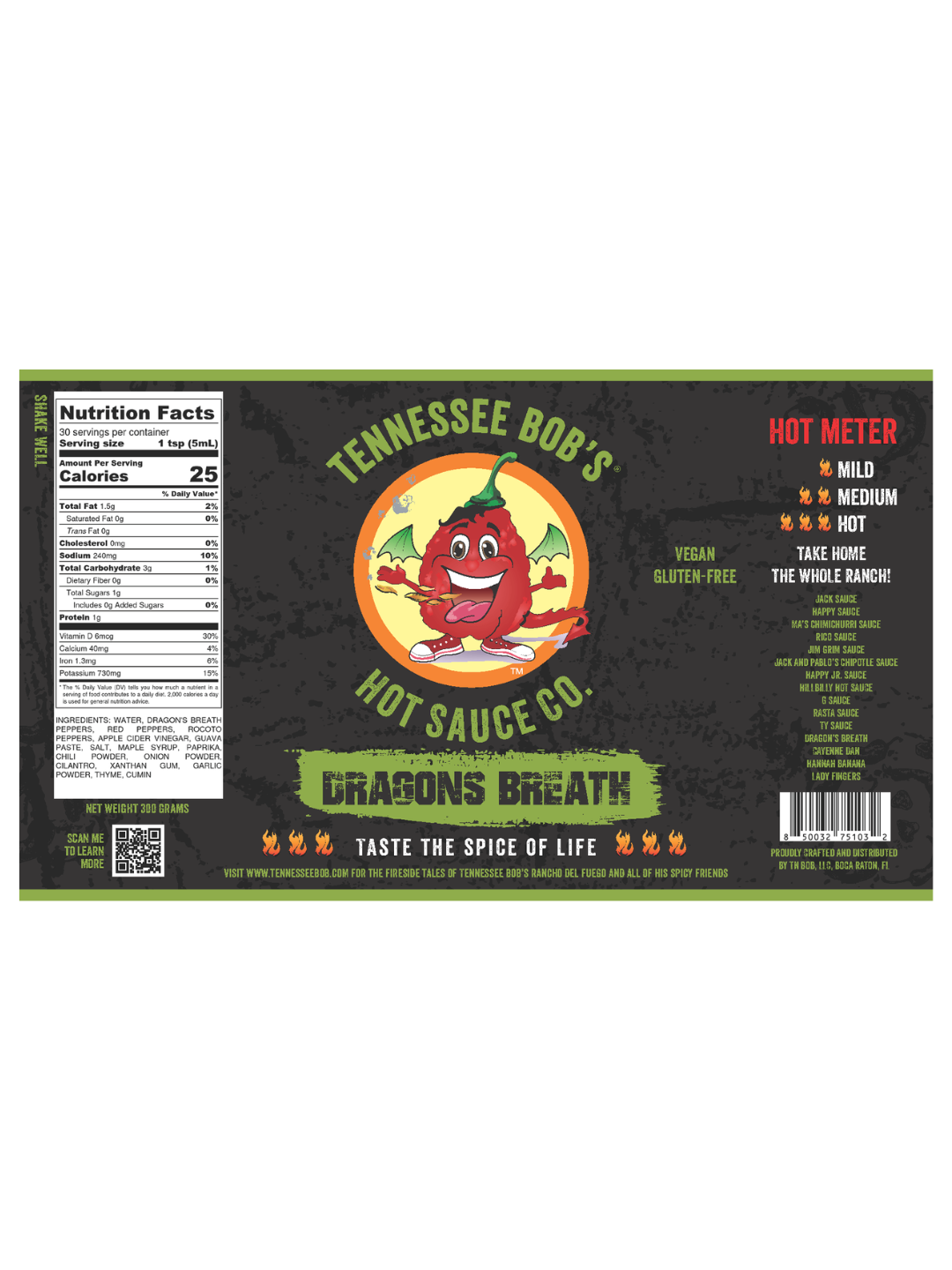 Dragon's Breath Hot Sauce