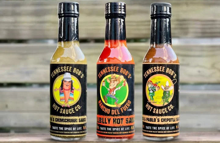 trio of hot sauce gift set